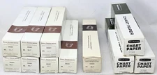 8x Texas Instruments Graphic Controls Recording Charts WL-7 w/ 3x Beckman 77300
