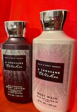 Bath  Body Works 'A Thousand Wishes' Lotion and Body Wash Set  free ship 
