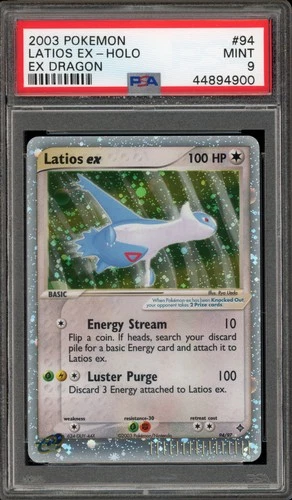 Pokemon Latios ex EX Dragon Holo Ultra Rare #94 PSA 9 Mint