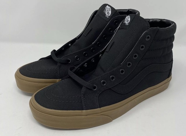 vans sk8 hi reissue black gum
