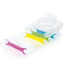 H2o GO Kool Lounge Inflatable POOL Float Multicolor Water Swimming Lounger NIB