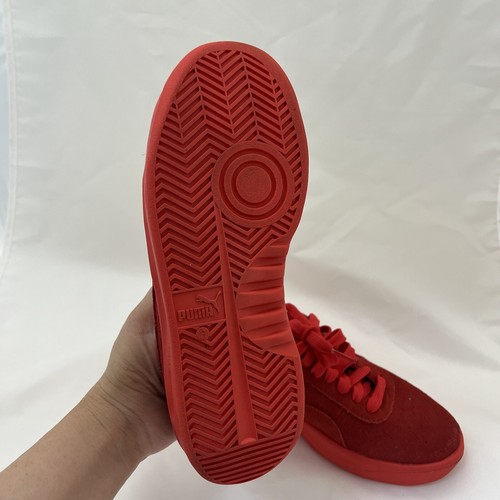 Puma Sneaker Damen 7,5 rot Wildleder California TOL Hibiskus Blumenprägung 370246 - Bild 8 von 16