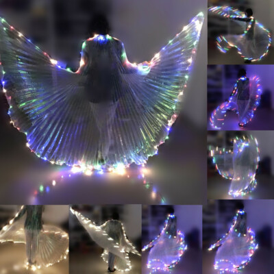 LED Isis Wings Belly Dance Costumes Egyptian Isis Wing Glowing Angel Isis Wings