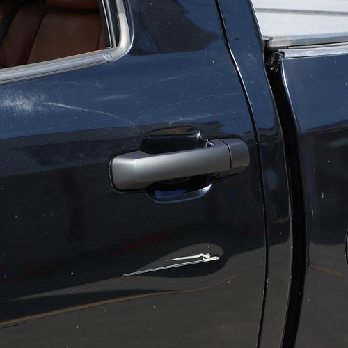 For Toyota Tundra 07-21 Sequoia 08-20 Exterior Handle Trim Cover ABS Matte Black - Picture 5 of 10
