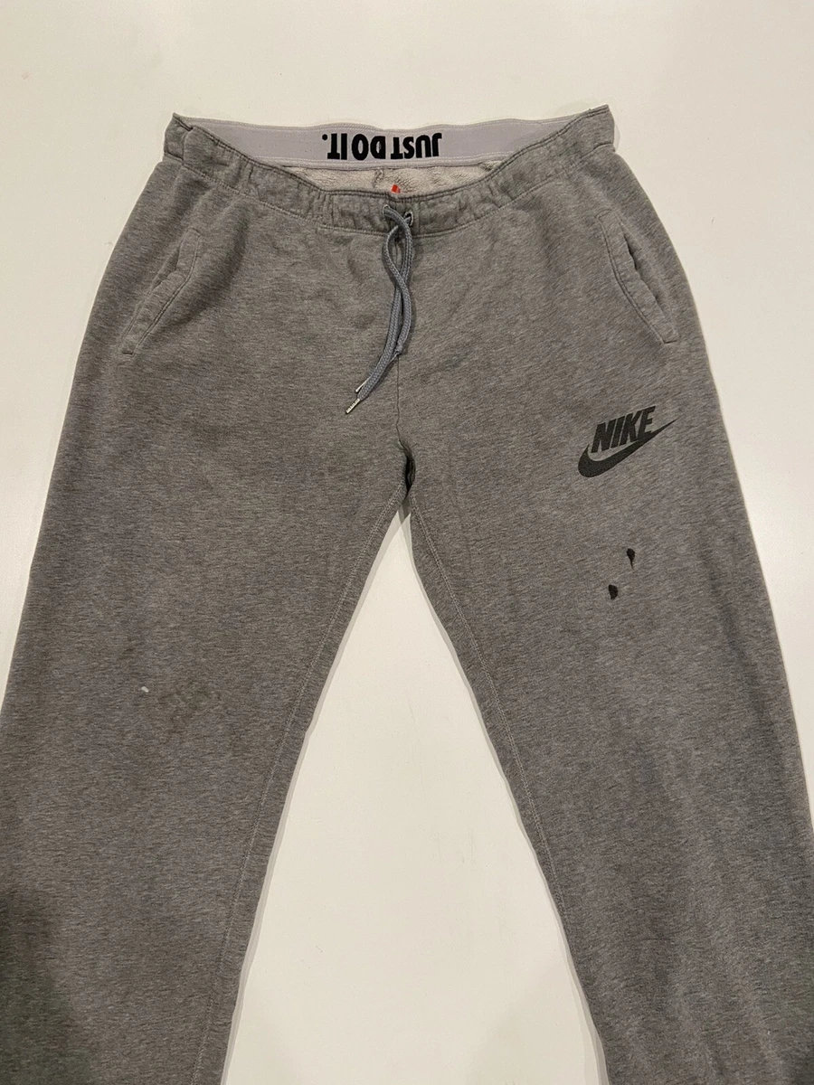 Vintage 90's Nike Just Do It Athletic Sweatpants Gray Mens SZ Large 33x31