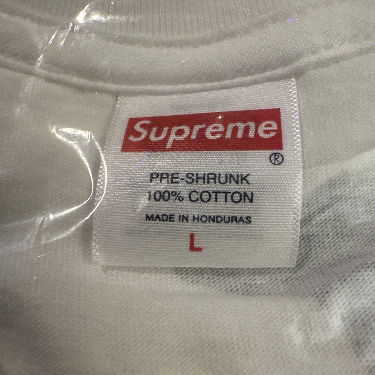SUPREME THRASHER CROSS TEE WHITE SIZE LARGE FW24 WEEK 6 100 SUPREME THRASHER CROSS TEE WHITE SIZE LARGE FW24 WEEK 6 100