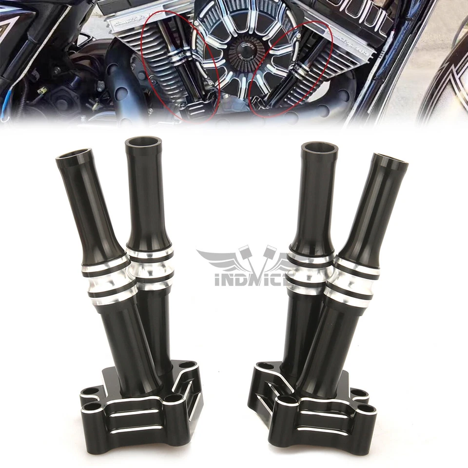 Cubierta de bloque elevador de varilla de empuje CNC para Harley Street Glide FLHX Road King FLHR 06-16 Foto 2 de 4