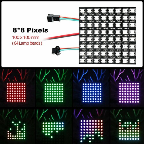 Led Digitalen Ring licht Panel Matrix Bildschirm 5050 RGB WS2812B streifen licht - Bild 10 von 27