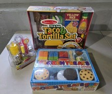 Melissa and Doug Taco  Tortilla, Frozen Treats and Condiments Sets - NEW LOT