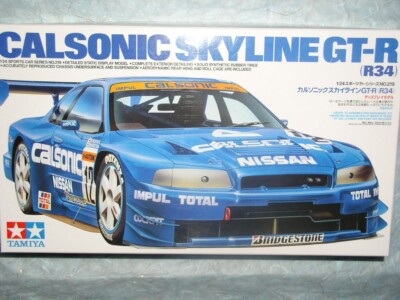 Tamiya 1/24 Calsonic Skyline GT-R R34 Model Car Kit #24219 | eBay
