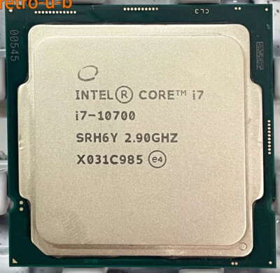 CPU Intel Core i7 10700 SRH6Y BOX Comet Lake Intel Core i7-10700 SRH6Y LGA1200 4.8GHz Eight Core Processor 65W