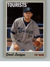 2019 Topps Heritage Minor League Grant Lavigne 86 Asheville Tourists