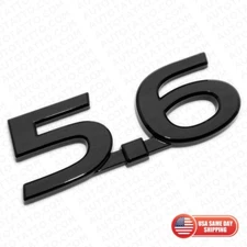 For Infiniti 5.6 Left or Right Fender Marker Badge Emblem Nameplate ABS Black