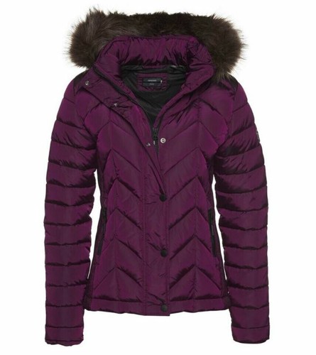 Superdry Women's Coat Jacket Luxe Fuji 