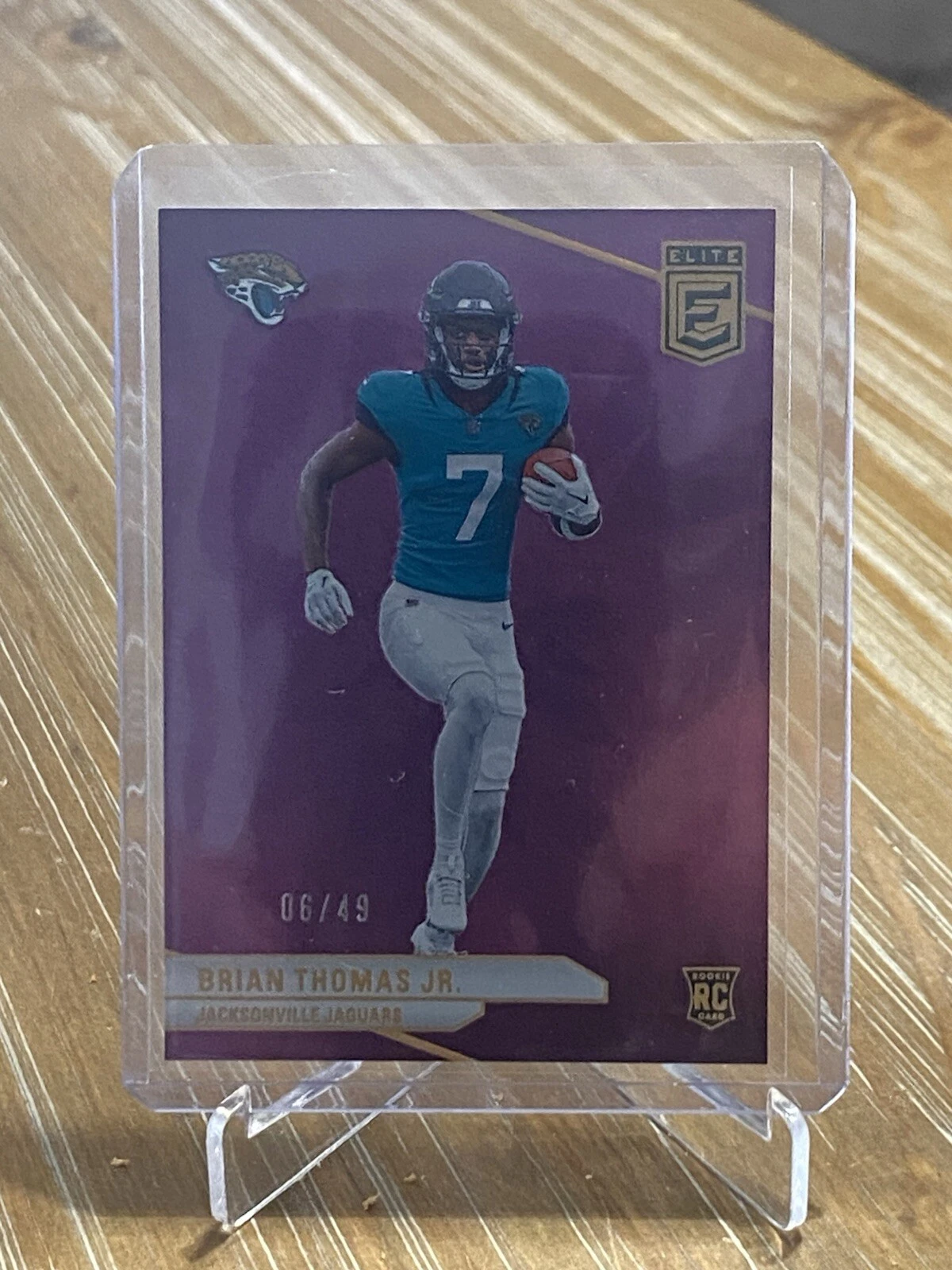 2024 Donruss Elite BRIAN THOMAS JR Purple Rookie /49 #106 Jacksonville Jaguars
