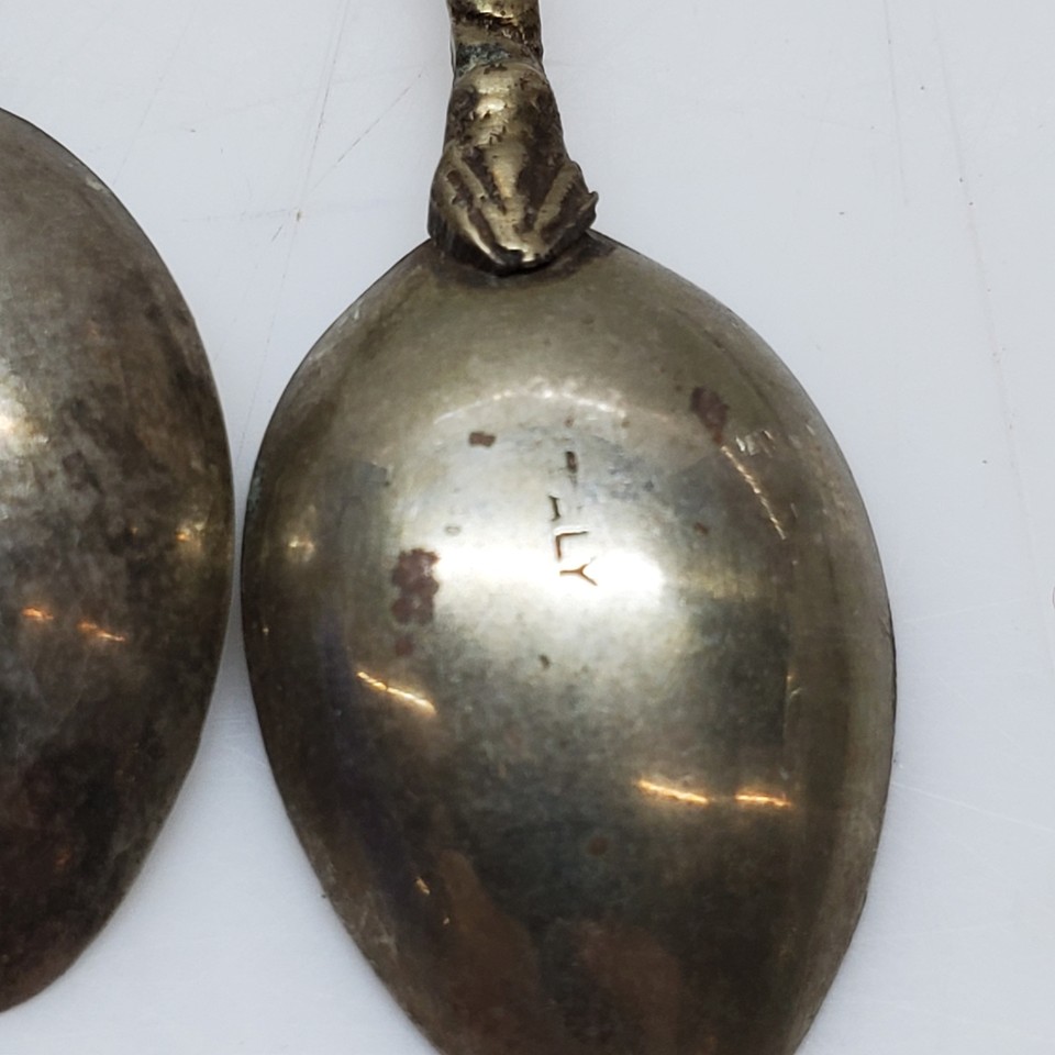 Six Made In Italy Small/Souvenir Spoons eBay