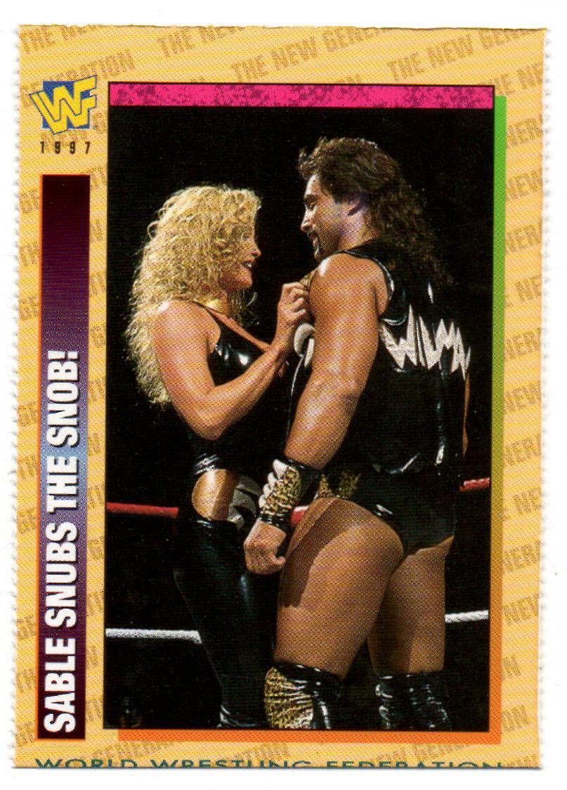 Mark Mero Sable WWF Wrestling Magazine Trading Card 1997 #118 WWE