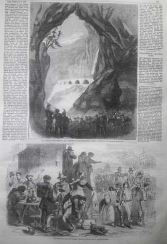 Nouvelles illustrées de Londres 23 juillet 1859. Cathédrale Notre Dame restaurée. bovins etc - Photo 12 sur 23
