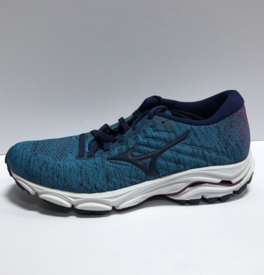 Mizuno Women's Wave Inspire 16 Waveknit Running Shoes Blue M