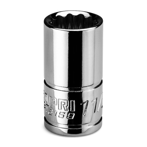 Capri Tools 12-Point Shallow Socket, 1/4 in. Drive, Metric and SAE Sizes - Picture 25 of 29