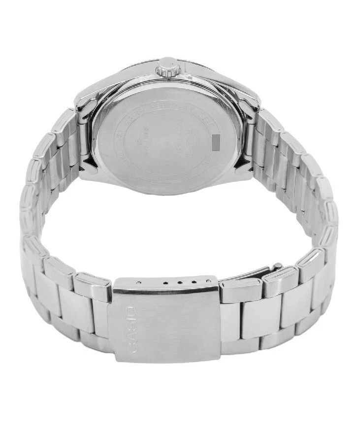 Casio MTP-1302PD-2A2VEF 44,2mm Cassa in Ottone Colore Argento e Braccialetto in - Immagine 2 di 4