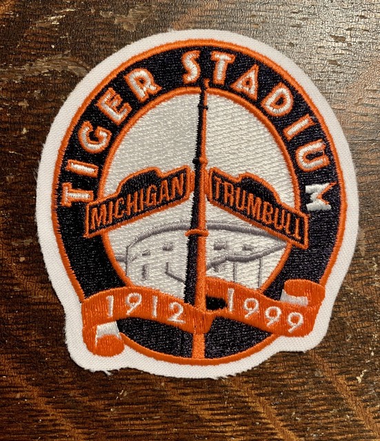 Detroit Tigers Tiger Stadium Final Season Embroidered Jersey Patch