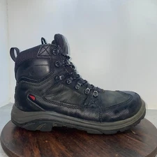 Red Wing Tradesman Boots Size 9.5 EE Mens Wide Black Leather Safety Toe 3532