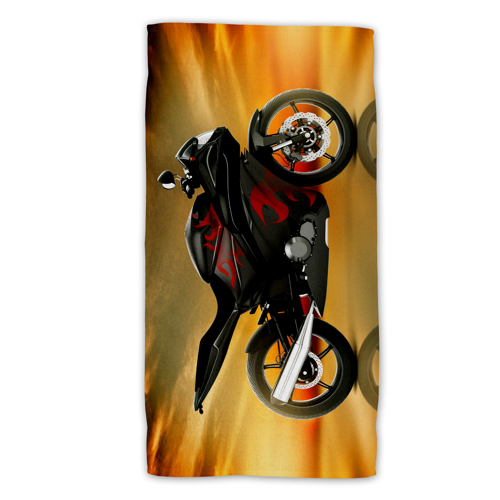 Платье для мотоцикла Baumwolle Strandtuch, Badetuch mit Premium Druck, 70x140 см