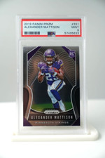 2019 PANINI PRIZM ALEXANDER MATTISON RC ROOKIE VIKINGS PSA 9 MINT #331