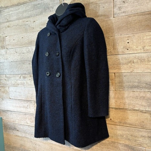BNWT Ricki’s women’s navy blue double breasted hooded winter warm coat size XXL - Picture 2 of 11