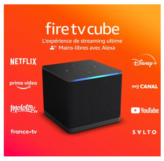 Fire TV Cube Mains-libres Alexa Ultra HD 4K Lecteur Multimédia Streaming Neuf - Photo 2/4