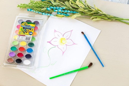 Crayola 24 Ct Washable Watercolors Easy to Clean Up - Picture 5 of 6