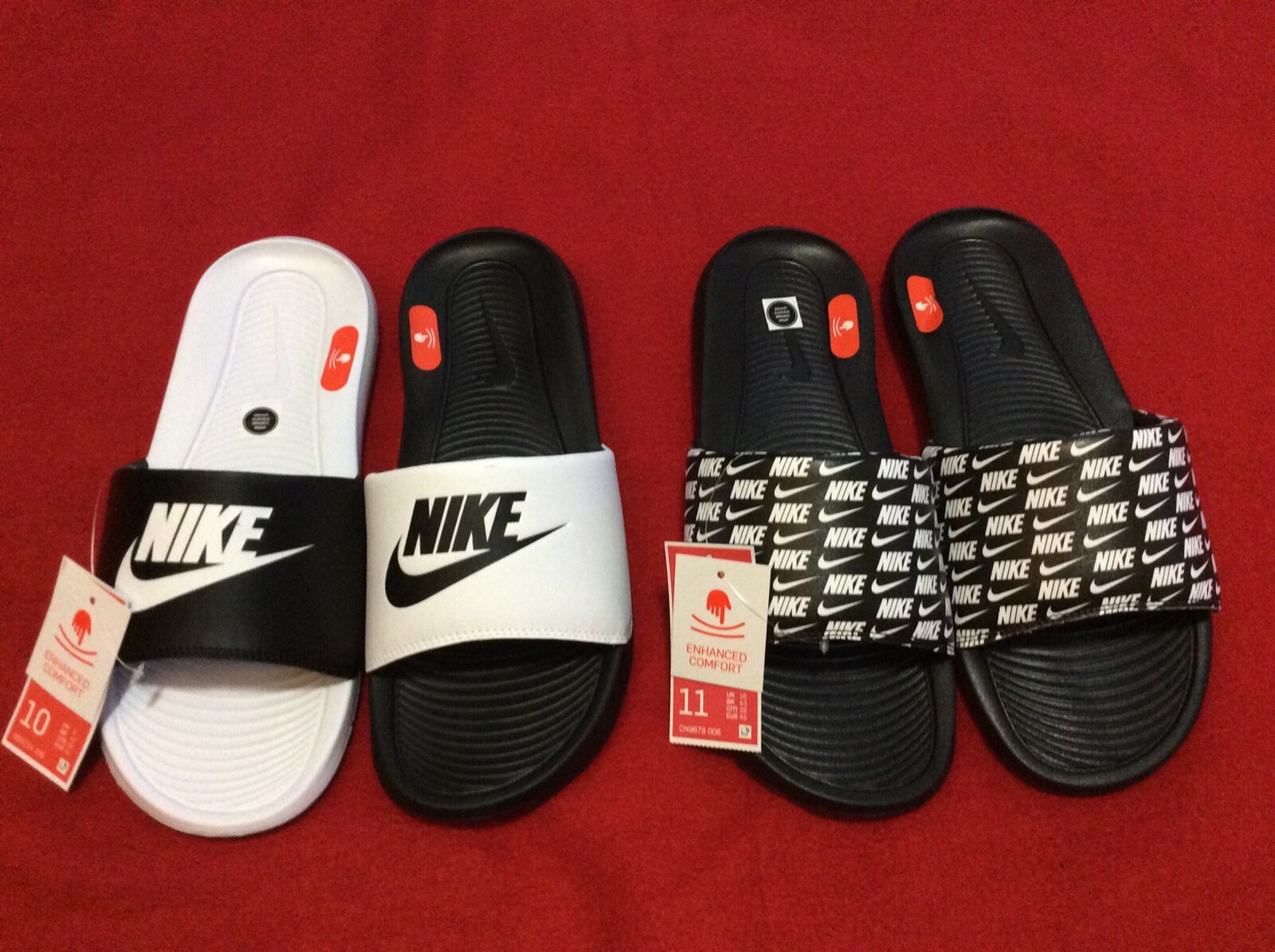victori one slide print nike