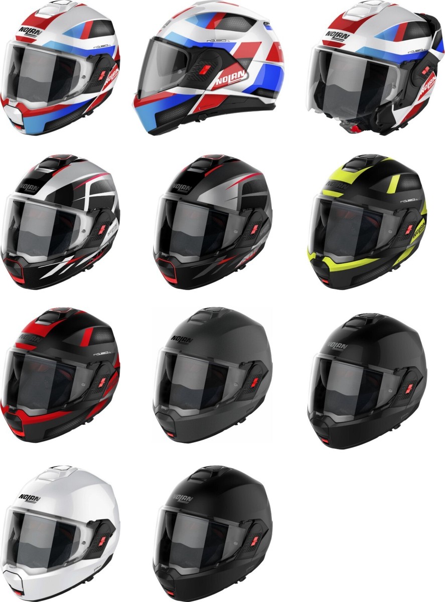 Nolan N120-1 Flip Back Sports Touring Modular Motorcycle Full