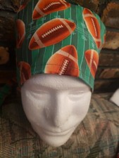 FOOTBALL   Handmade SURGICAL SCRUB CAPS