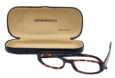 VTG EMPORIO ARMANI 566 275 TORTOISE FRAME RECTANGULAR FULL  display picture 1