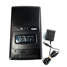 NAXA NPB-300 Portable Cassette Recorder  Digital Converter w/AC Adapter TESTED