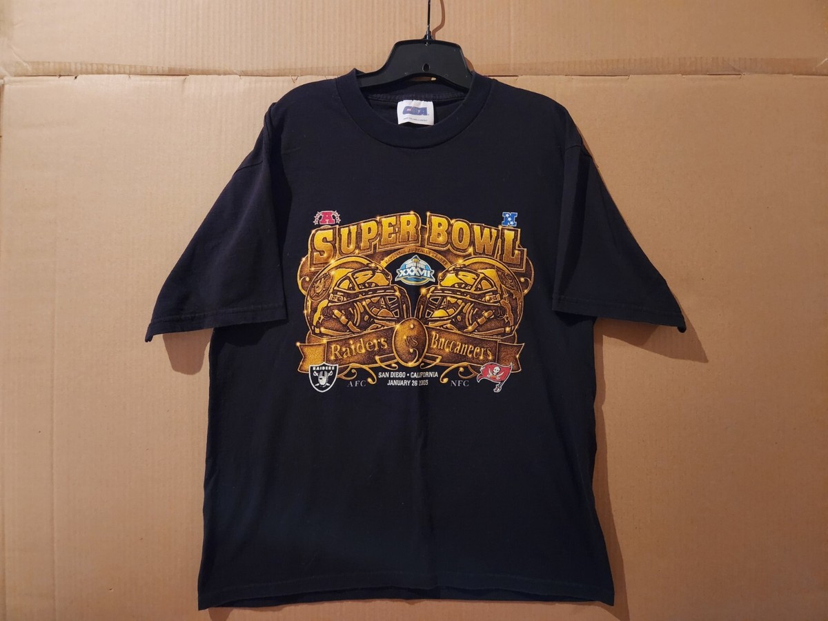 Vintage Tampa Bay Buccaneers Super Bowl XXXVII Victory Shirt Size