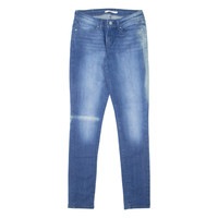 LEVI'S 711 Womens Jeans Blue Slim Skinny Stone Wash W28 L31
