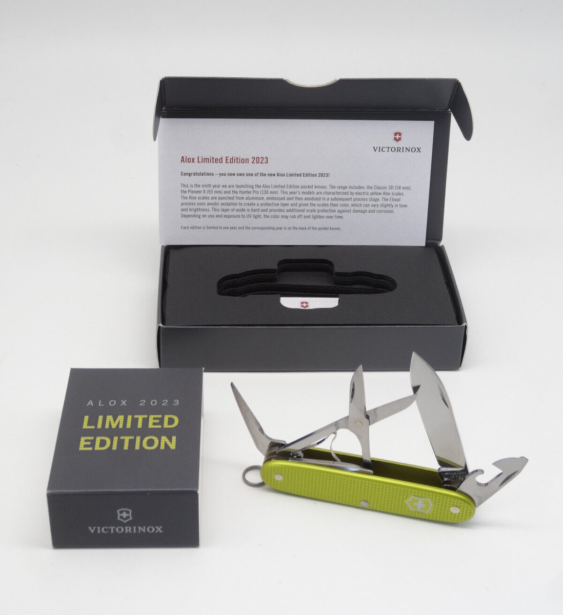 Victorinox Alox Limited Edition 2023 PIONEER X Electric Yellow +