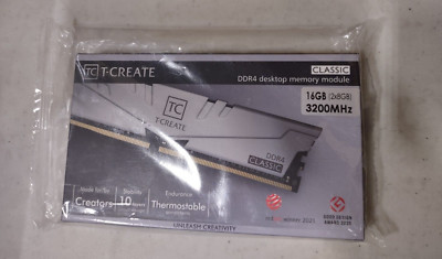 TEAMGROUP T-Create Classic 10L DDR4 16GB Kit 2 x 8GB 3200MHz PC4 25600 CL22 D