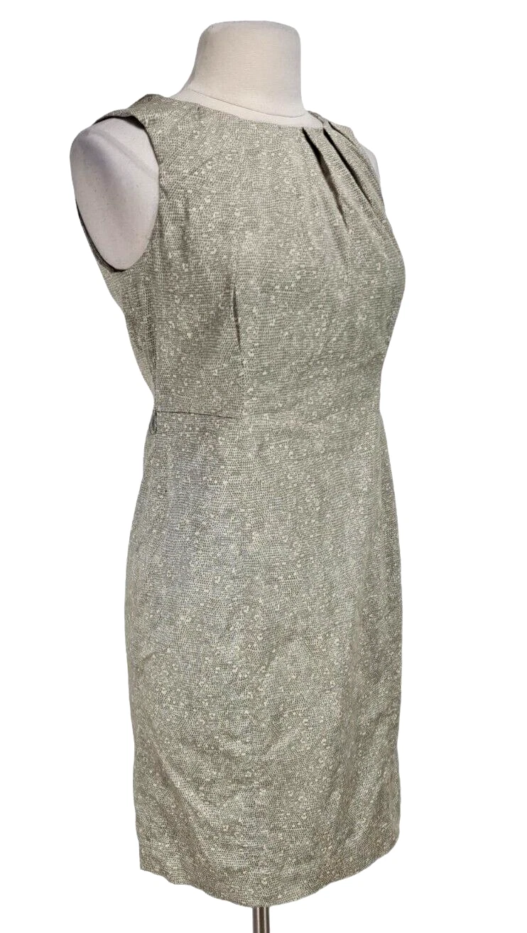 Abito donna MICHAEL KORS tubino lunghezza ginocchio Petti taglia 8P stampa snack 100A