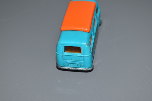 Matchbox Nr.23 VW Camper blau "Girokasse" Werbemodell 1970 Fach #B4 - Bild 4 von 10