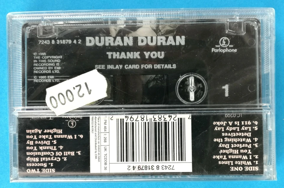 Duran Duran - Thank You - Cassette - New Sealed - Image 2 of 2