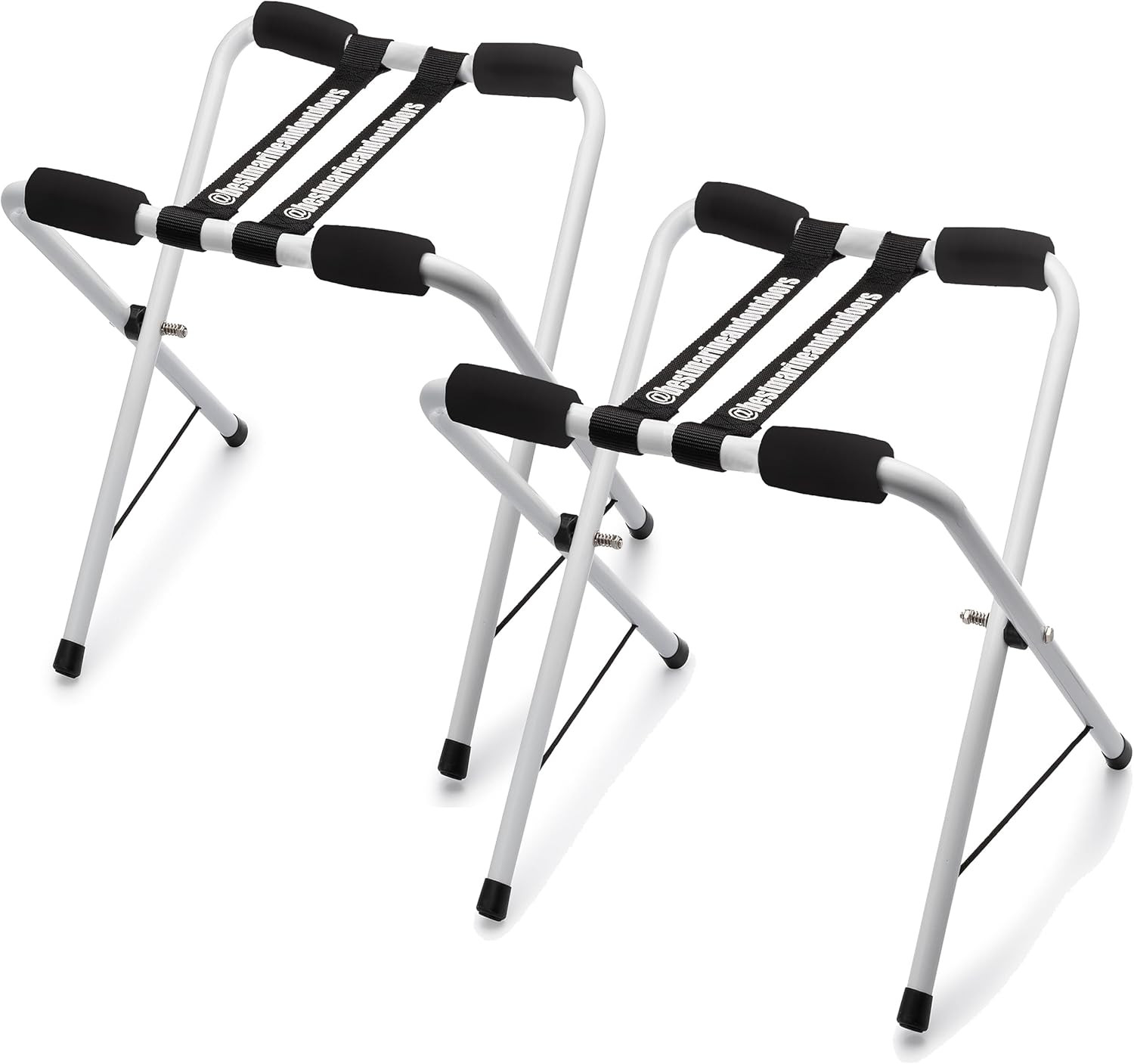 Soportes plegables para kayak, 21 pulgadas de alto, capacidad de 150 libras, almacenamiento independiente para kayak