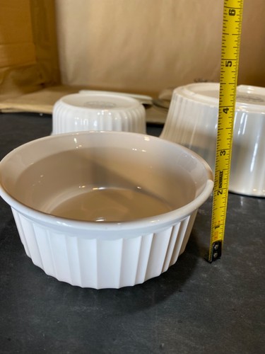 Lotto misto di piatti rotondi Corningware con coperchi LOOK bianco francese 500 ml - Foto 9 di 12