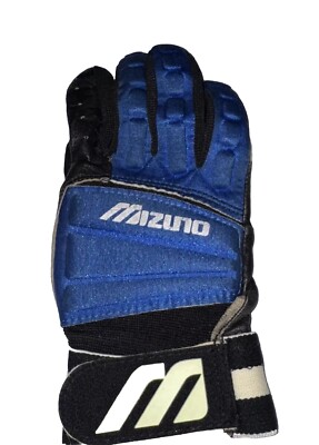 Mizuno Adult Small Baseball Blue & Black Batting Glove