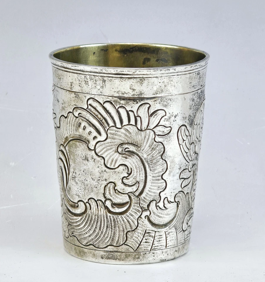 Большой русский серебряный стакан 18C - Изображение 4 из 4