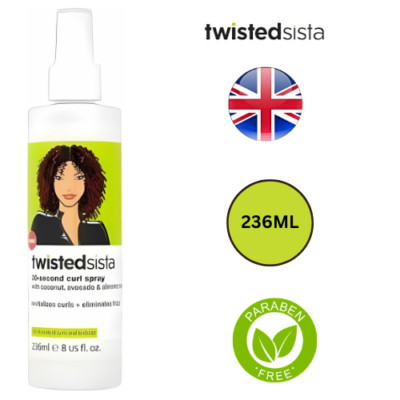 Twisted Sista Lockenspray mit Kokos- und Mandelölen 236 ml - 1er bis 6er Pack