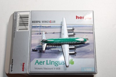Herpa Wings 1:500 Flugzeug 509664 Vickers Viscount V-808 Aer Lingus Club Mark